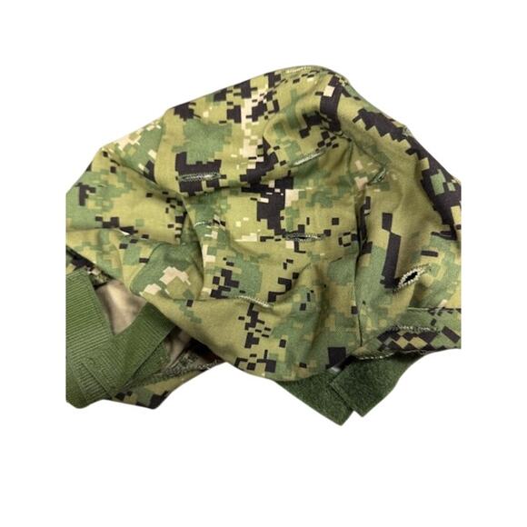 NEW Mount Rogers CSB USN NWU Type III Helmet Cover Camouflage Green Size S/M - Picture 1 of 3